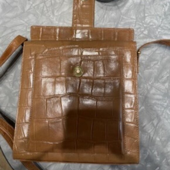 DEY Vintage Croc Design Crossbody or Shoulder Handbag - Picture 4 of 5